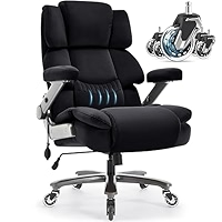 特大チェア Amazon.com: VUZI 700lbs Big and Tall Office Chair-Large